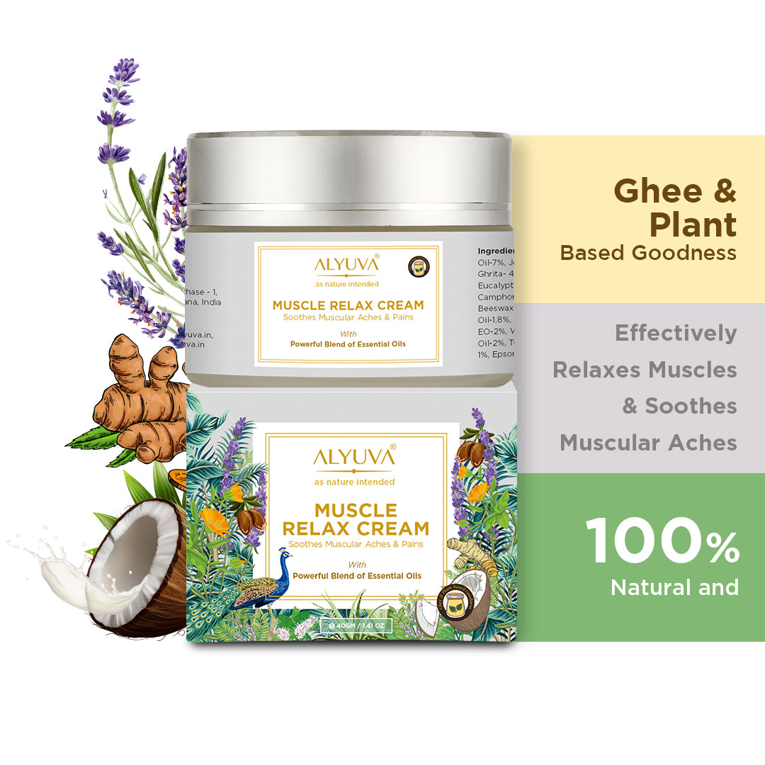 Muscle Relax Cream, for Soar and Aching Muscles, 40gm
