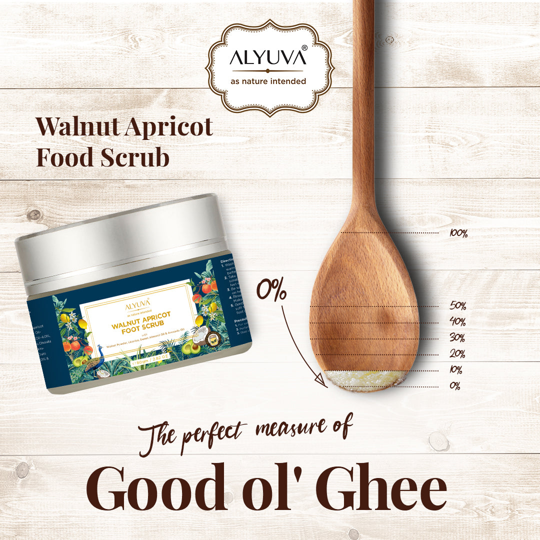 Walnut Apricot Foot Scrub, 80gm