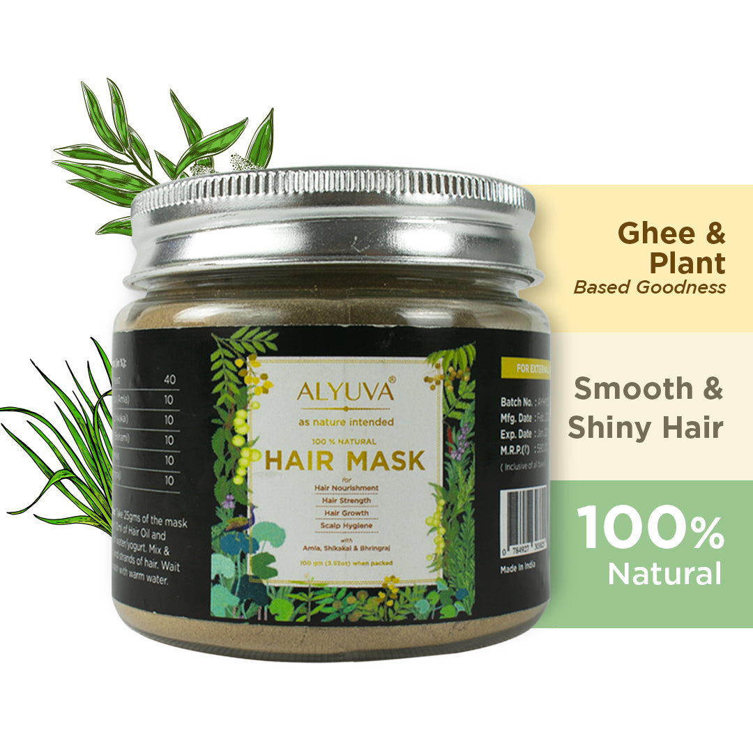 Hair Mask (Alyuva Herbal Hair Mask 100gm)