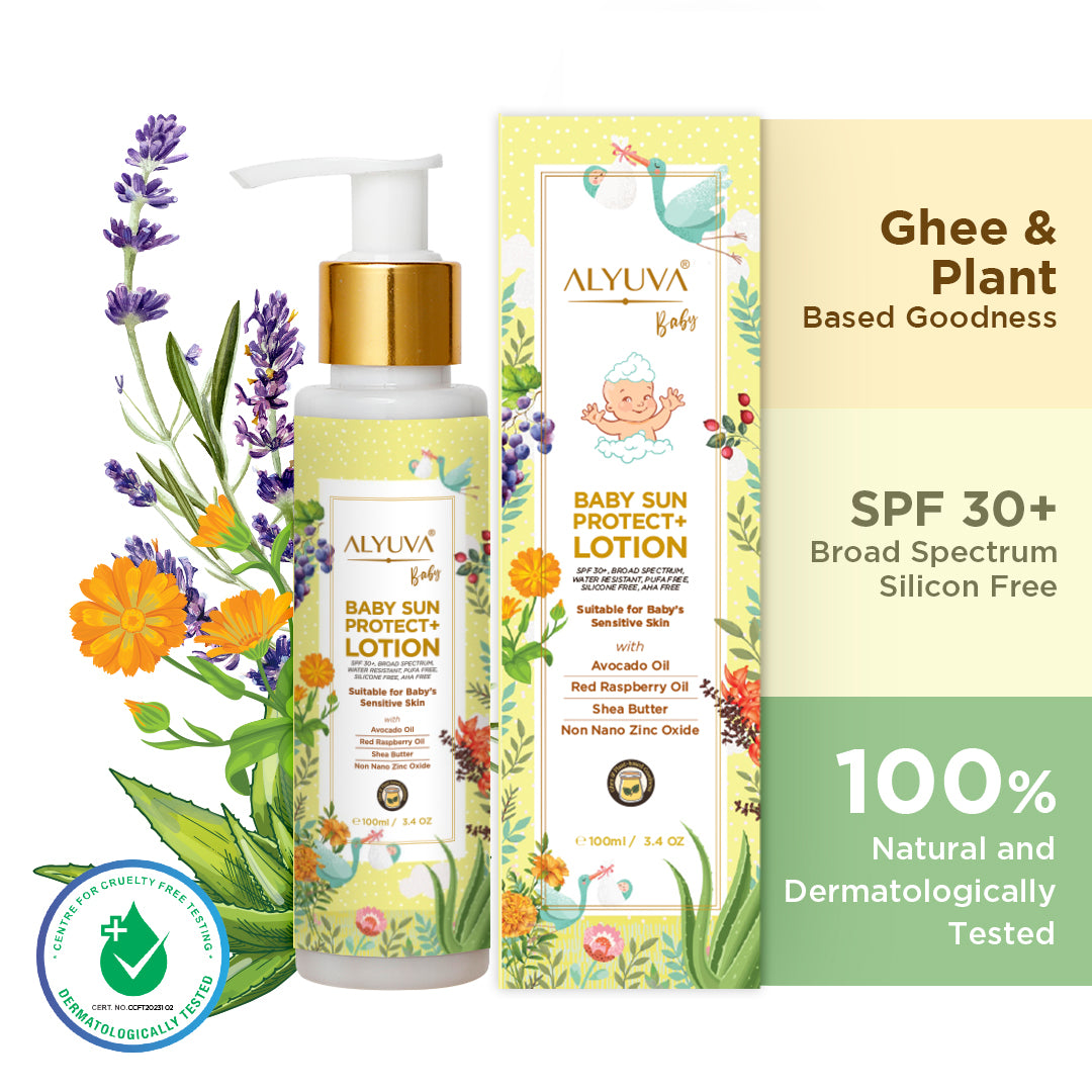 Baby Sun Protect+ Lotion, SPF 30+, Natural Ingredients, 100ml