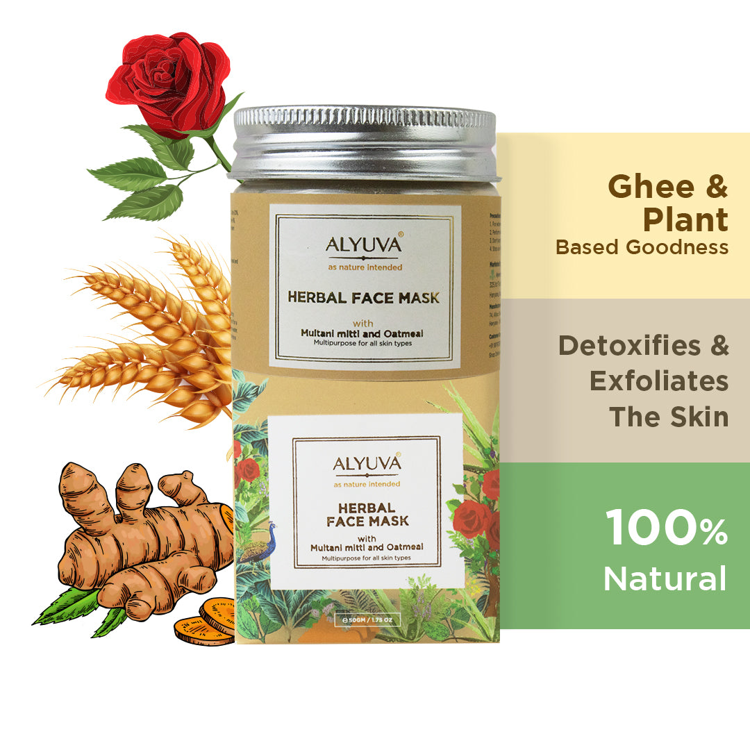 Herbal Face Mask, For all Skin Types, 50gm