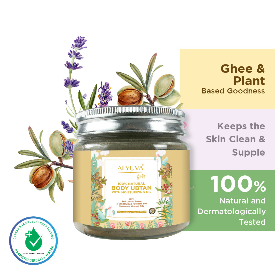 Baby Ubtan with Moisturizing Oil, 200gm with 20ml oil