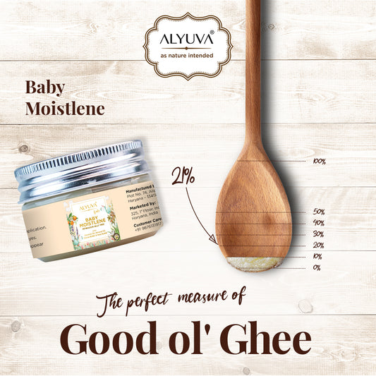 Baby Moistlene, Petroleum Jelly Free, 40gm