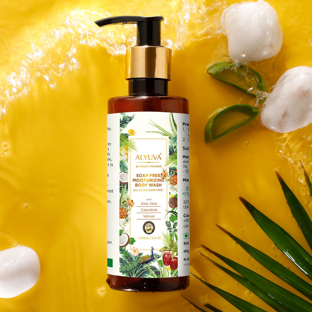 Combo Soap Free Moisturizing Body Wash (200ml) and Refreshing Face Wash (100ml)