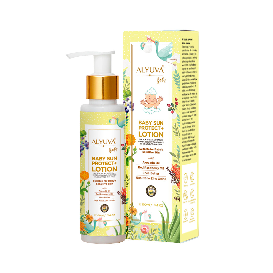 Baby Sun Protect+ Lotion, SPF 30+, Natural Ingredients, 100ml