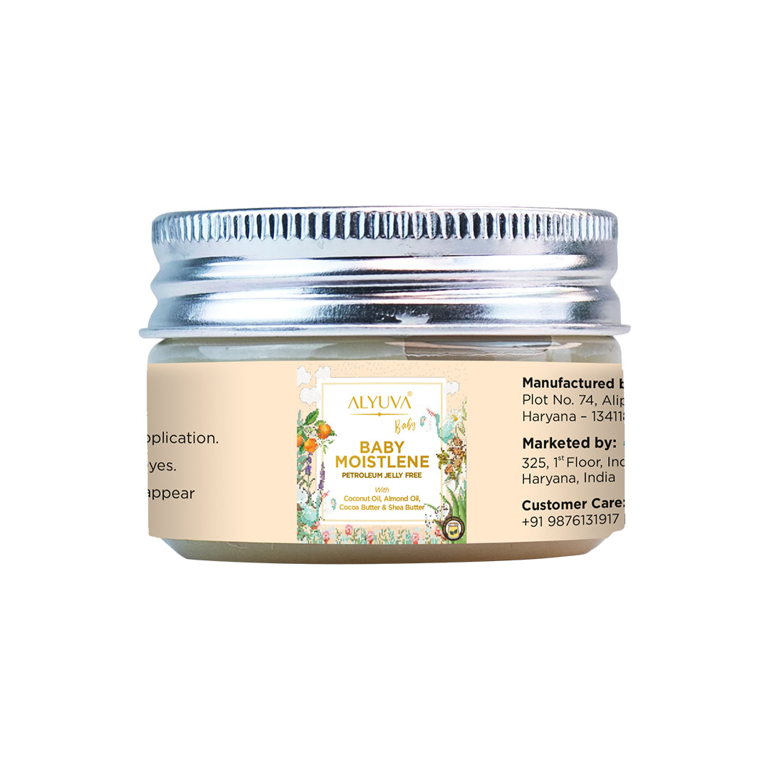 Baby Moistlene, Petroleum Jelly Free, 40gm