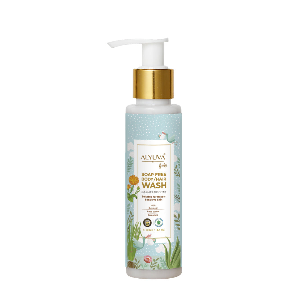 Soap Free Baby Body & Hair Wash, 100ml