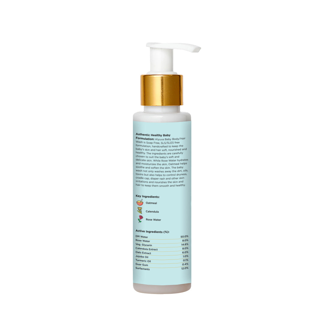 Soap Free Baby Body & Hair Wash, 100ml