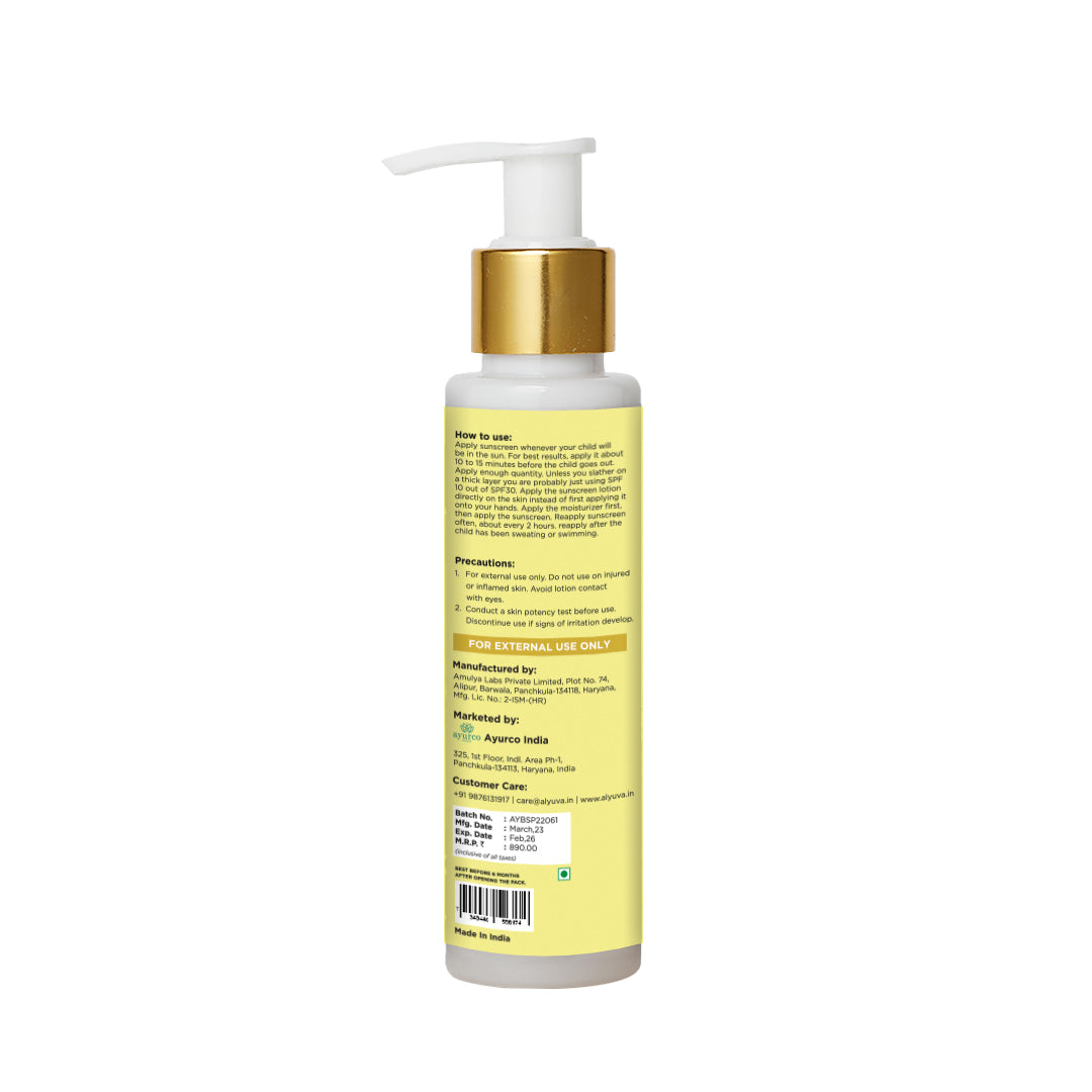 Baby Sun Protect+ Lotion, SPF 30+, Natural Ingredients, 100ml