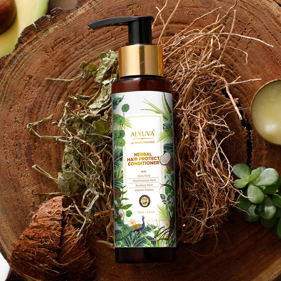 Alyuva Combo of Hair Wash 200ml and Hair Conditioner 100ml
