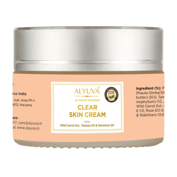 Clear Skin Cream, Natural Herbal Ingredients, 40gm
