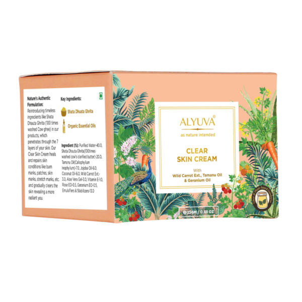 Clear Skin Cream, Natural Herbal Ingredients, 40gm