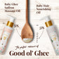 Combo Baby Ghee Saffron Massage Oil (100ml) and Baby Hair Nourishment Oil (100ml)