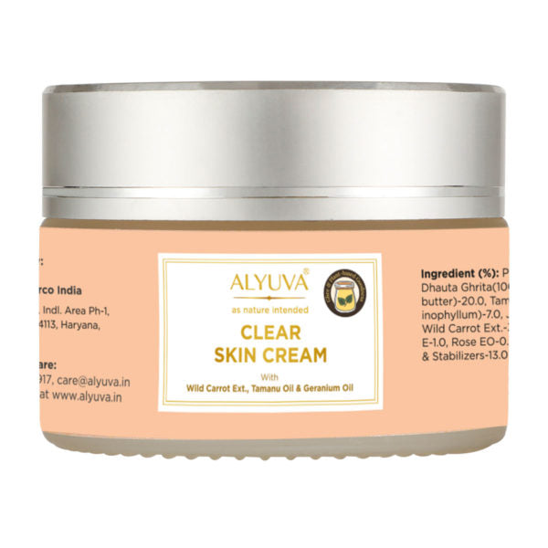 Clear Skin Cream,  Natural Herbal Ingredients, 40gm